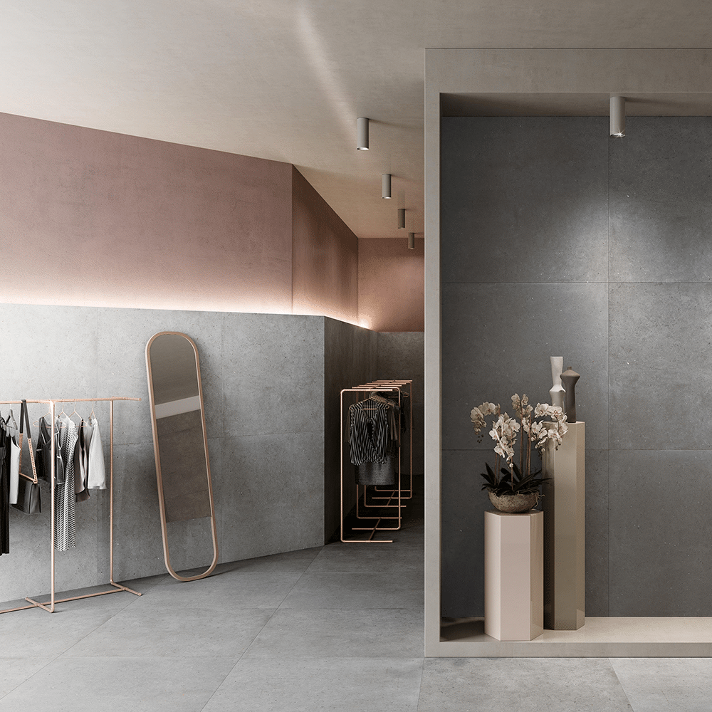 Bold flisen i farven Cindy