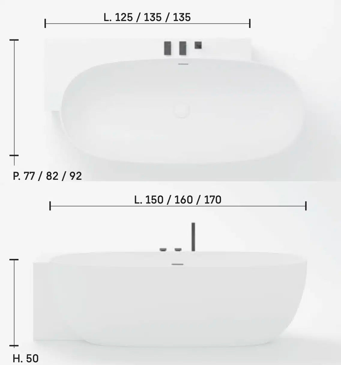 Alessa panelled - Hjørne badekar