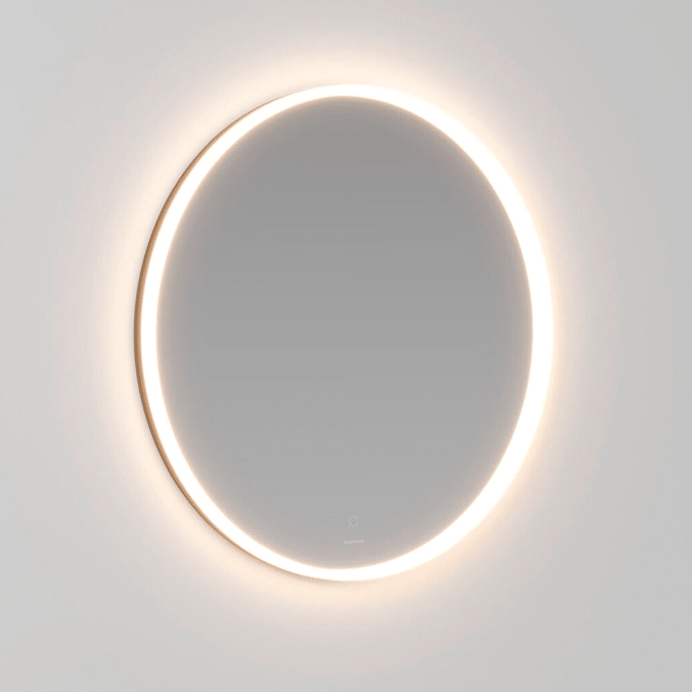 ECLIS rundt spejl med belysning