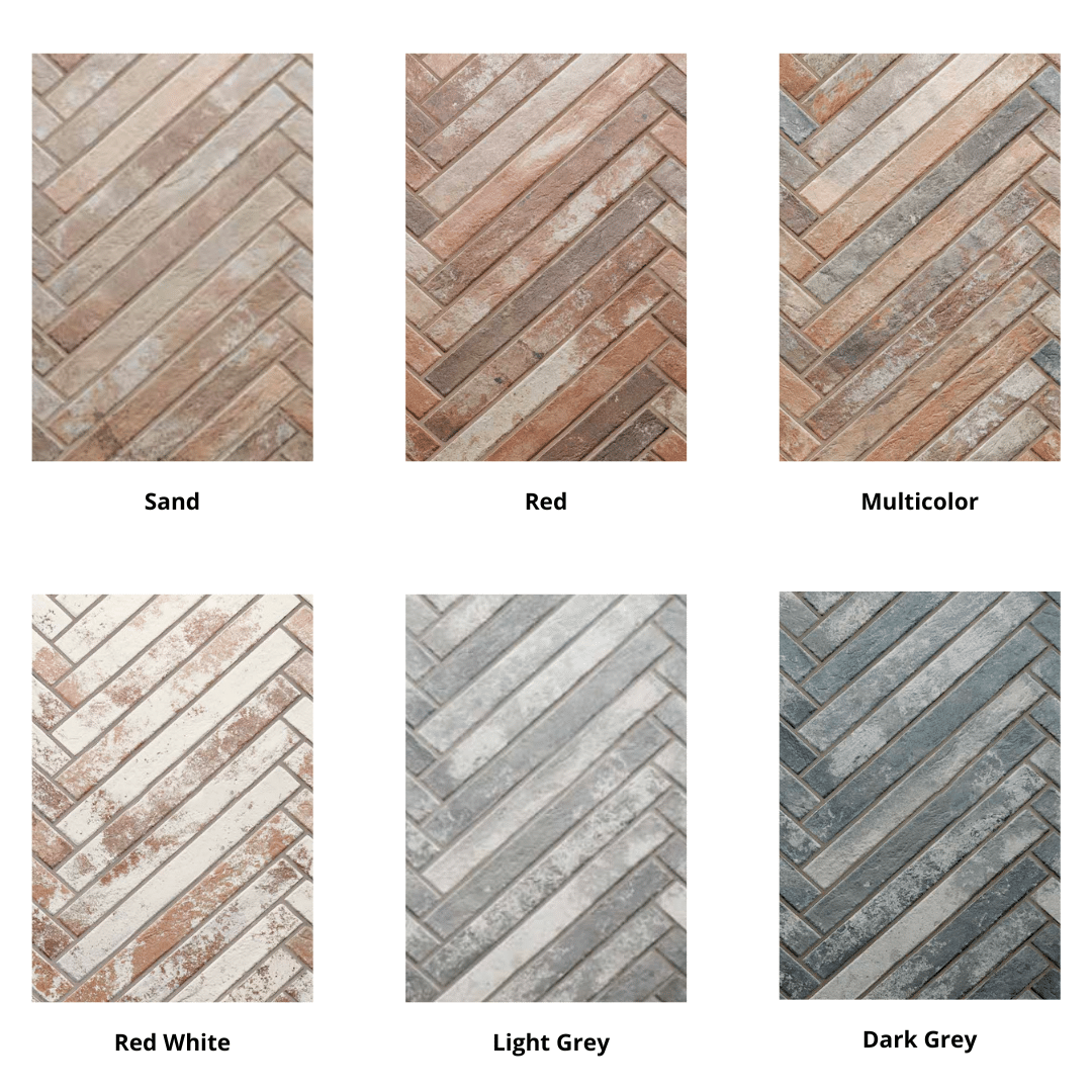 Brick Rustic - Farvekort