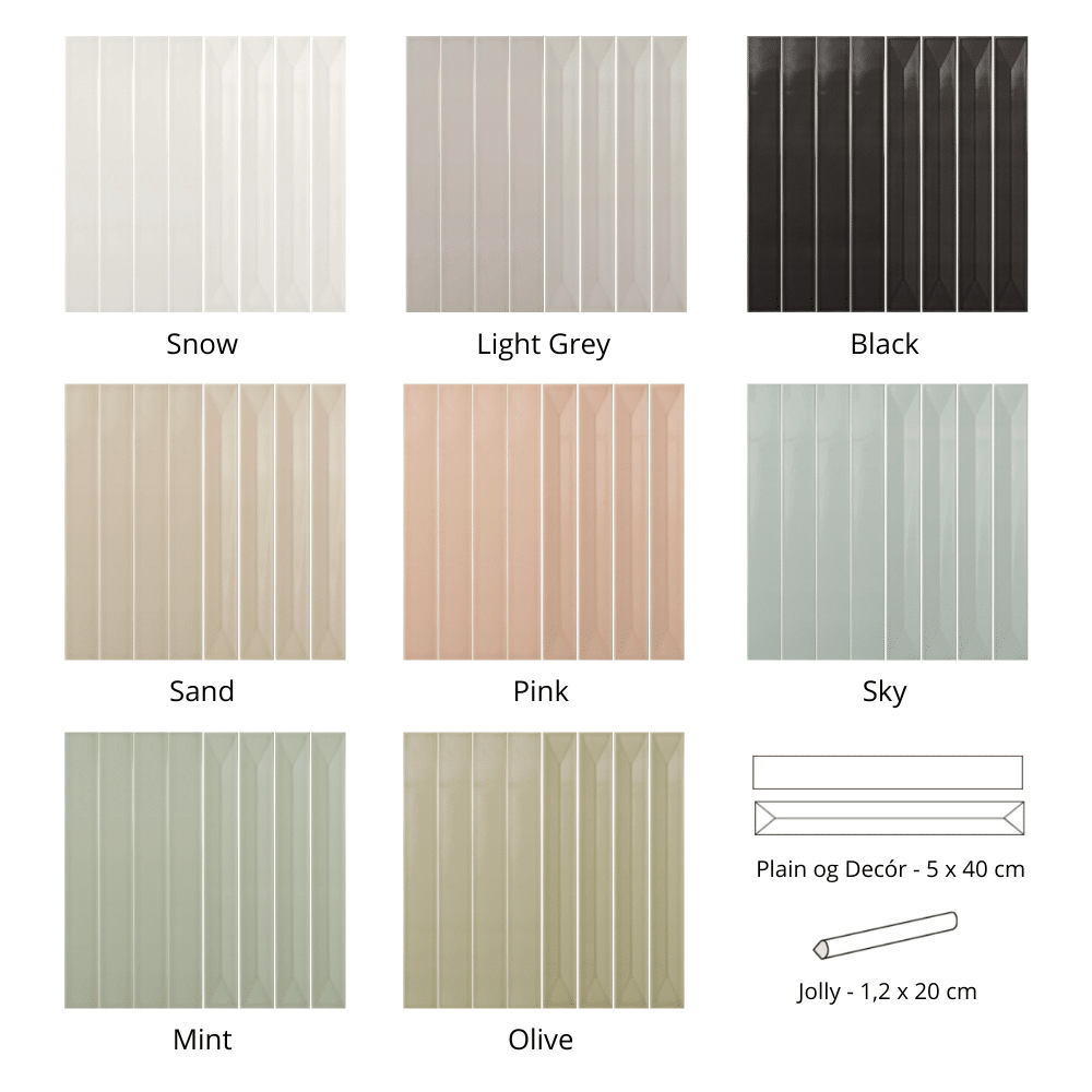 Farvekort til Rival serien