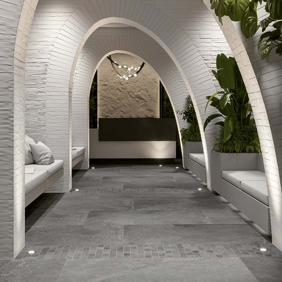 Yon flisen i farven Grey