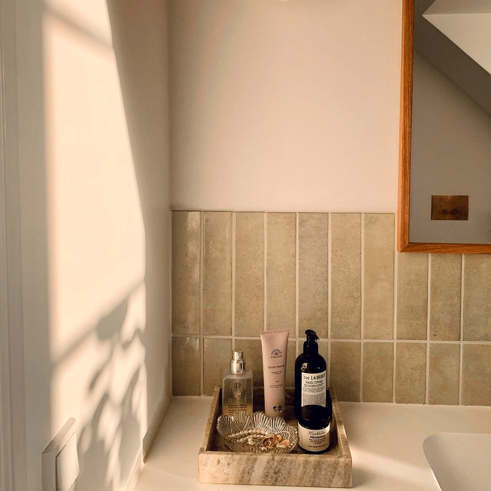 Harlem flisen i farven Sage