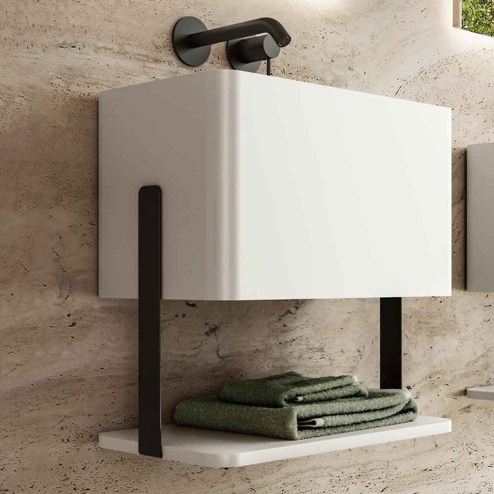 LAY Small badmøbel med hylde - 45 x 25 cm