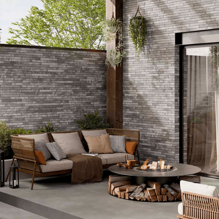 Brick Rustic - Light Grey