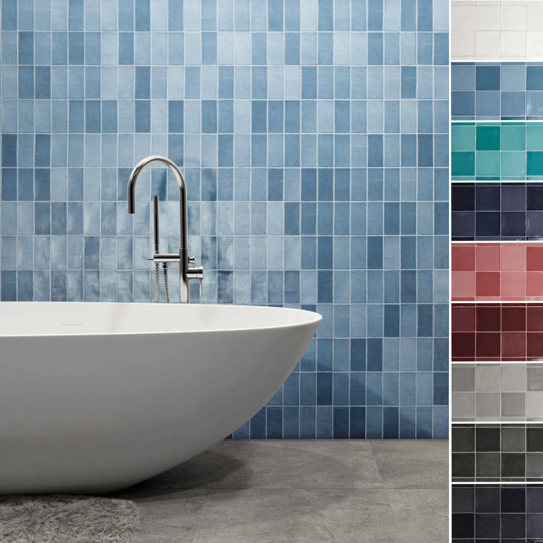 Made flisen i farven Sky