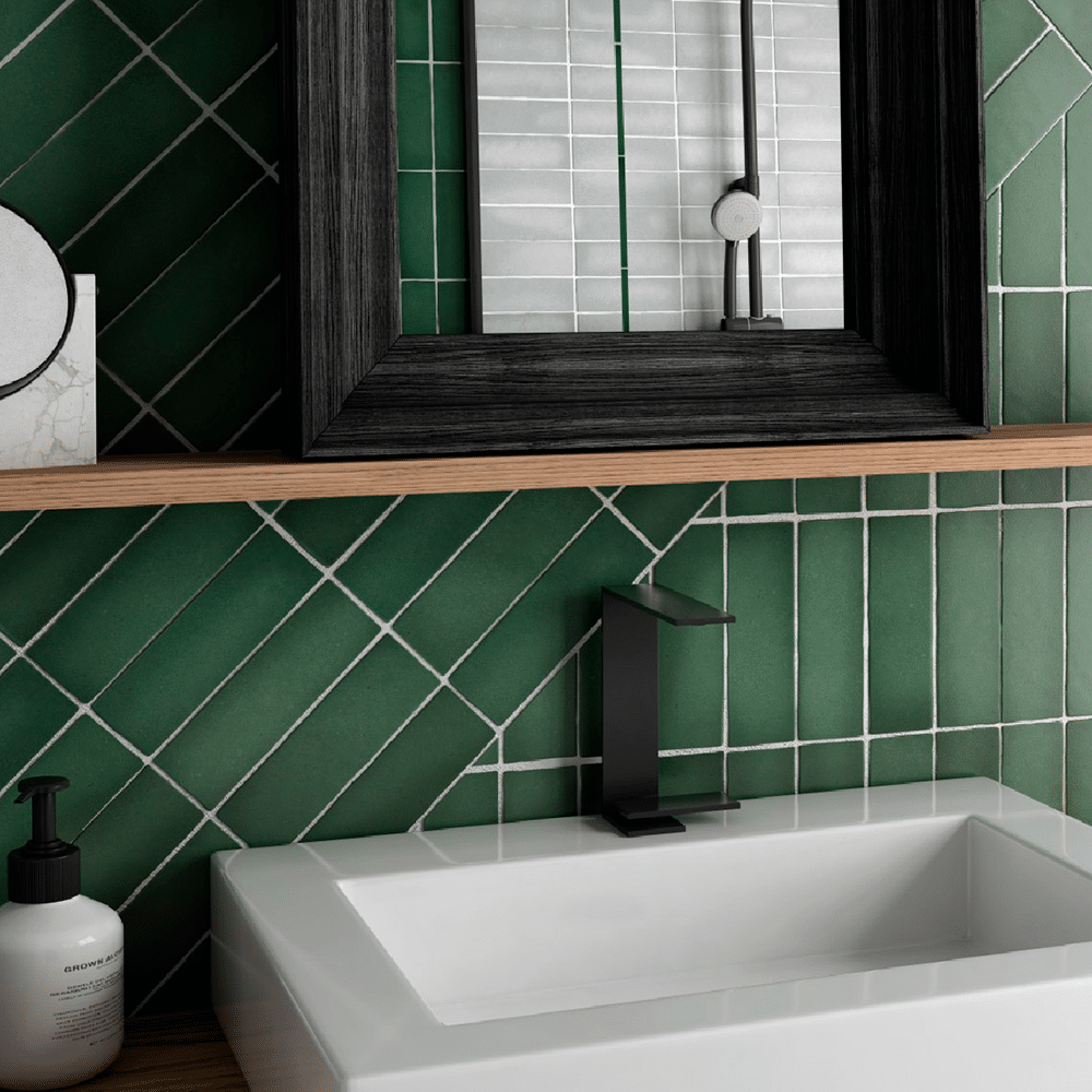 Mano flisen i farven Moss