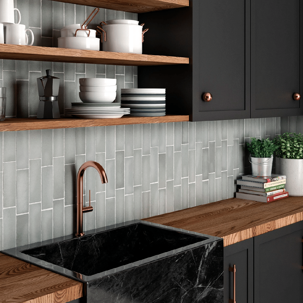 Mano flisen i farven Fog