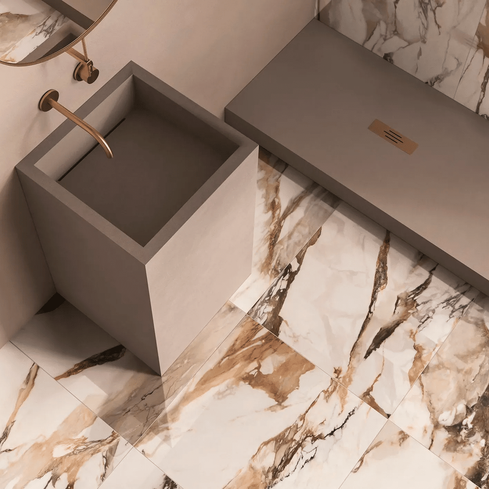 Marmi flisen i farven Oro