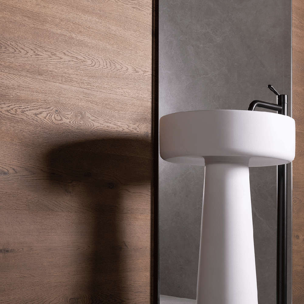 Luno flisen i farven Cognac