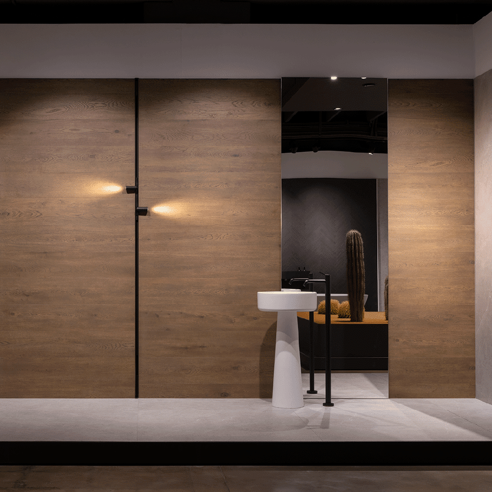 Luno flisen i farven Cognac