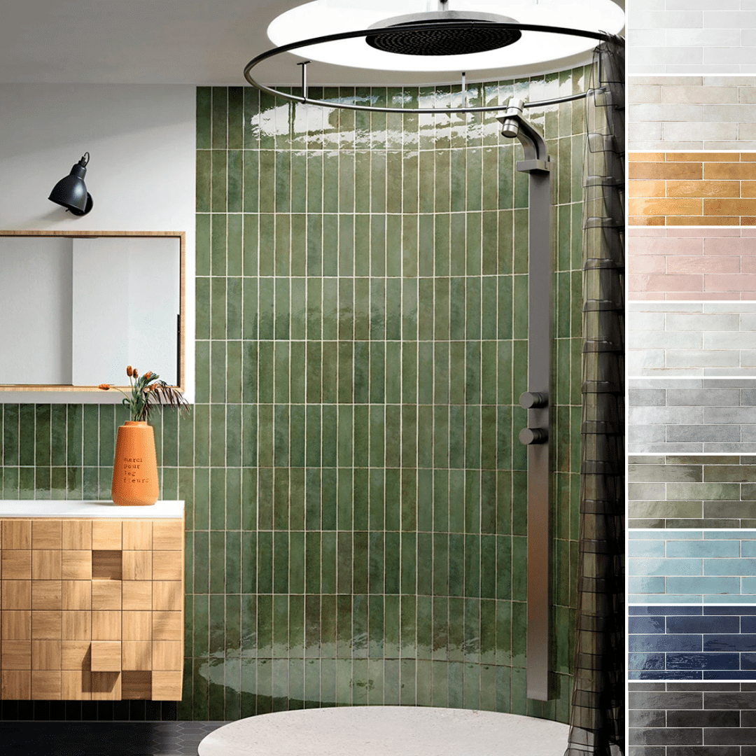 N.Y. flisen i farven Green