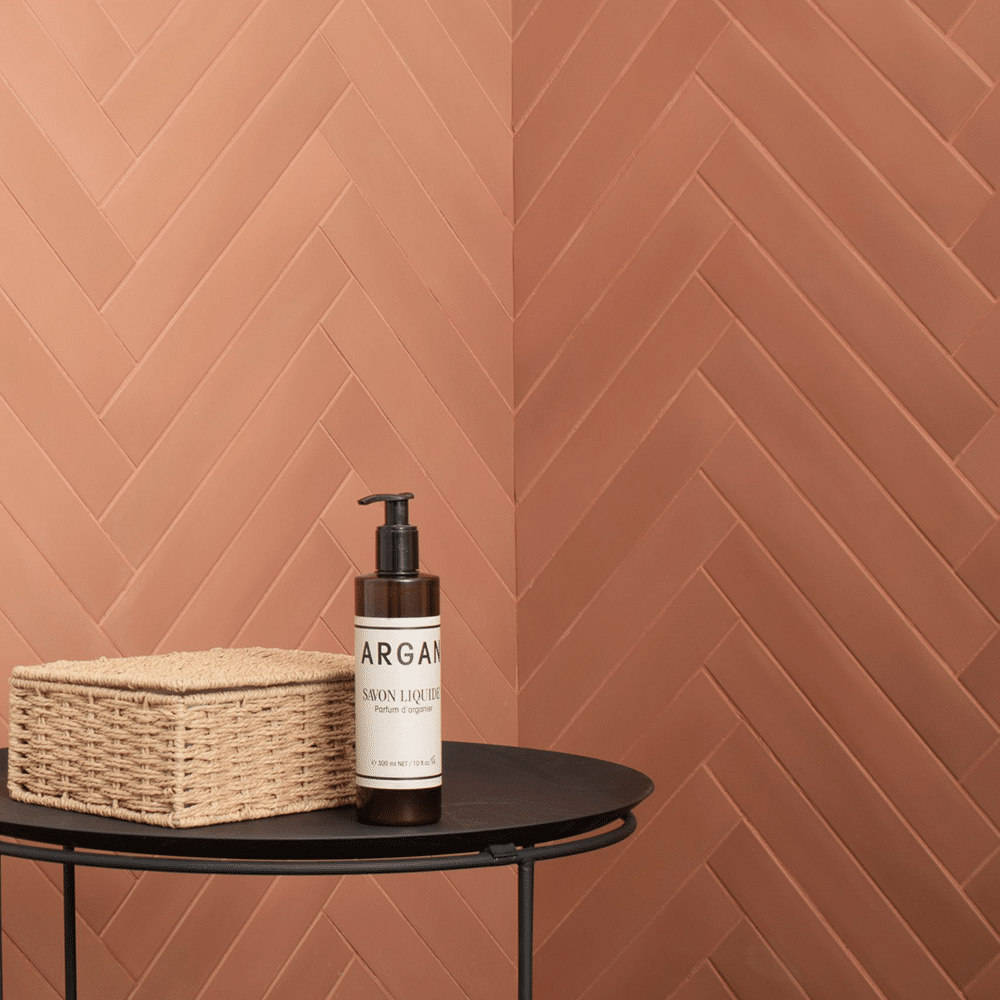 Piggo flisen i farven Terra