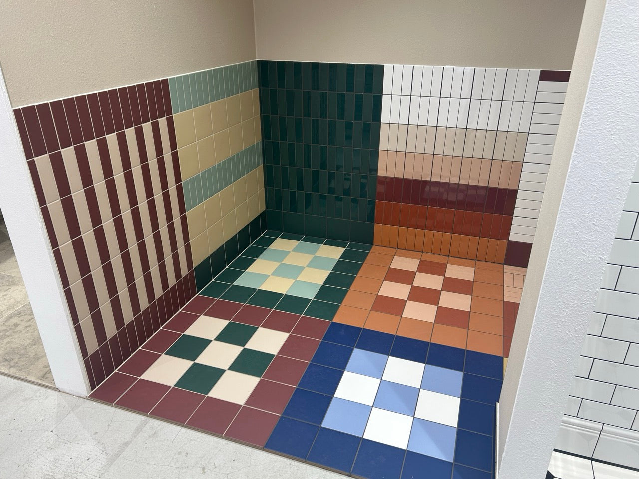 mosaik fliser i farver