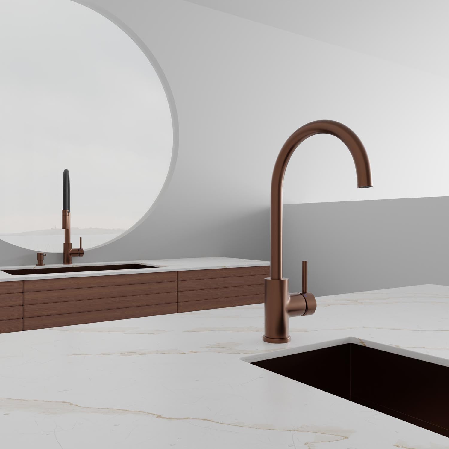 Scandtap Steel Curve køkkenarmatur