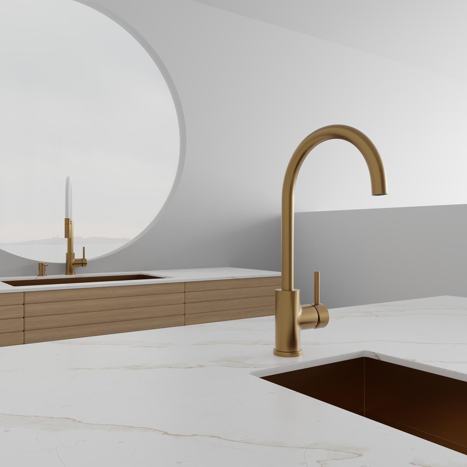 Scandtap Steel Curve køkkenarmatur