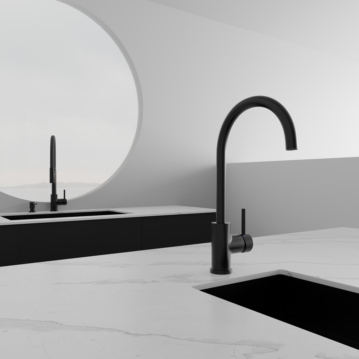 Scandtap Steel Curve køkkenarmatur