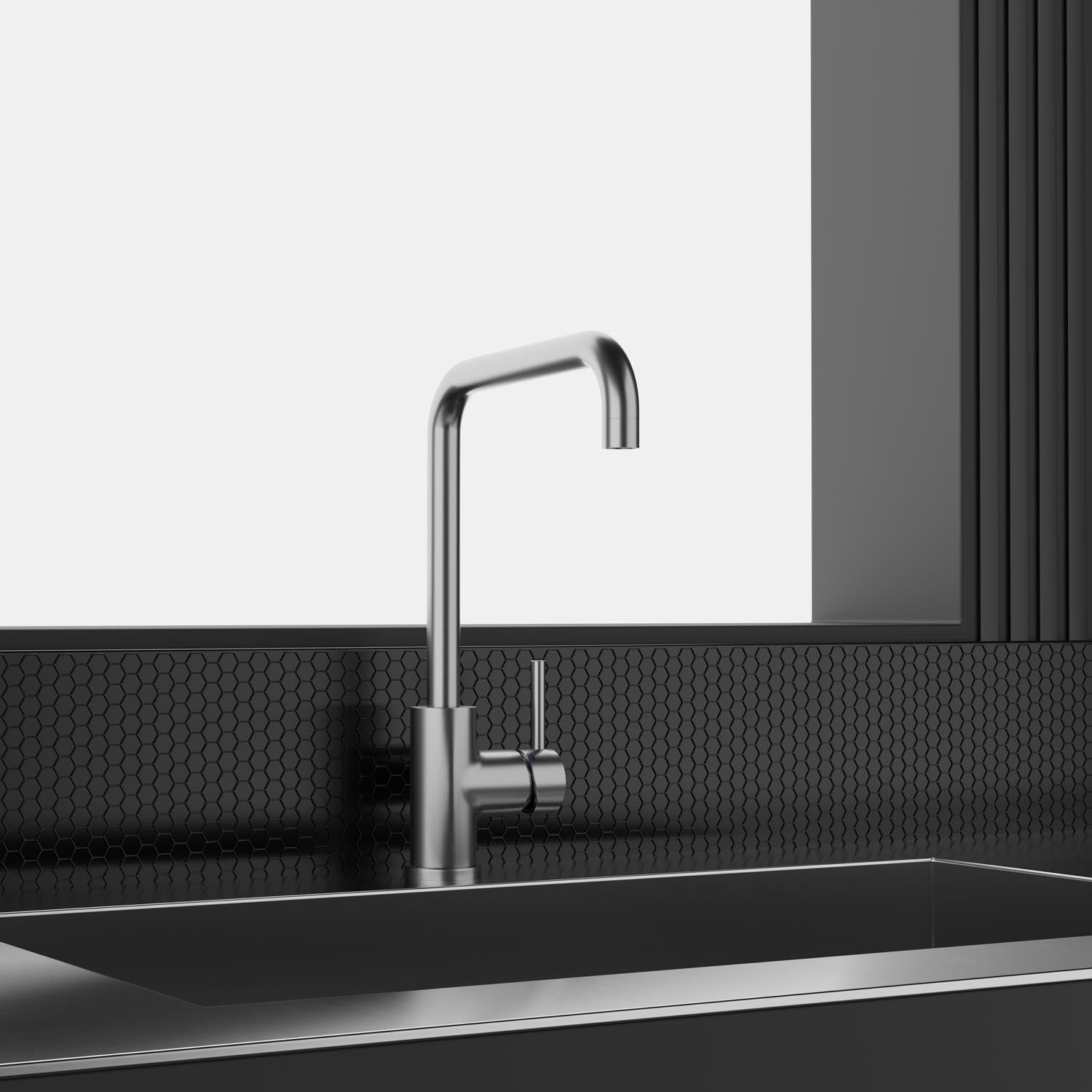 Scandtap Steel Square køkkenarmatur