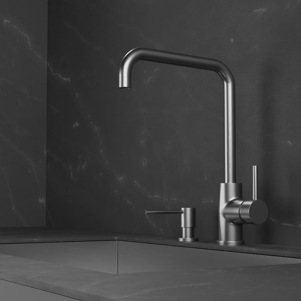 Scandtap Steel Square køkkenarmatur