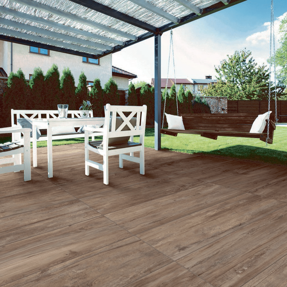 Stone 069 keramisk haveflise med trælook