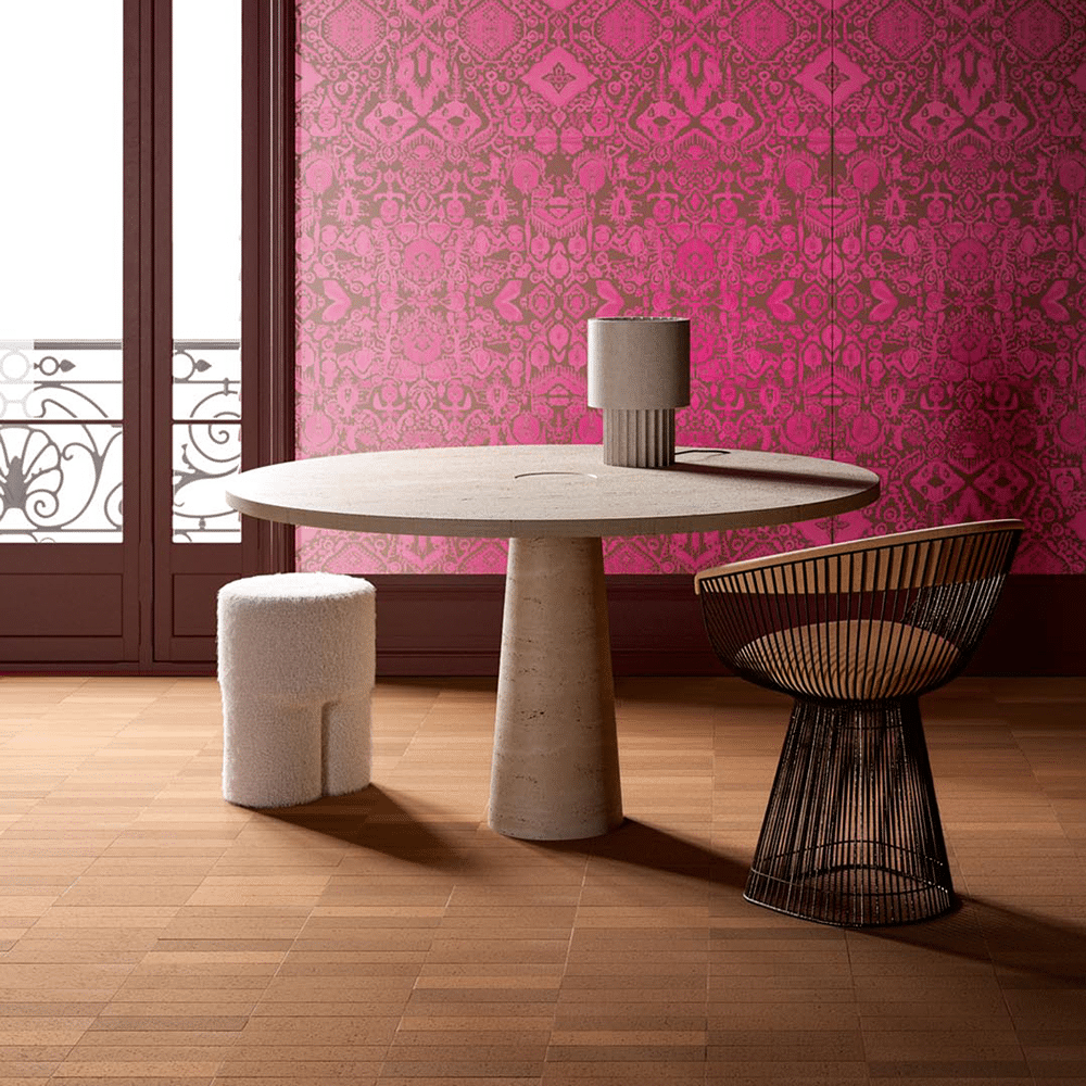 Solid flisen i farven Terra