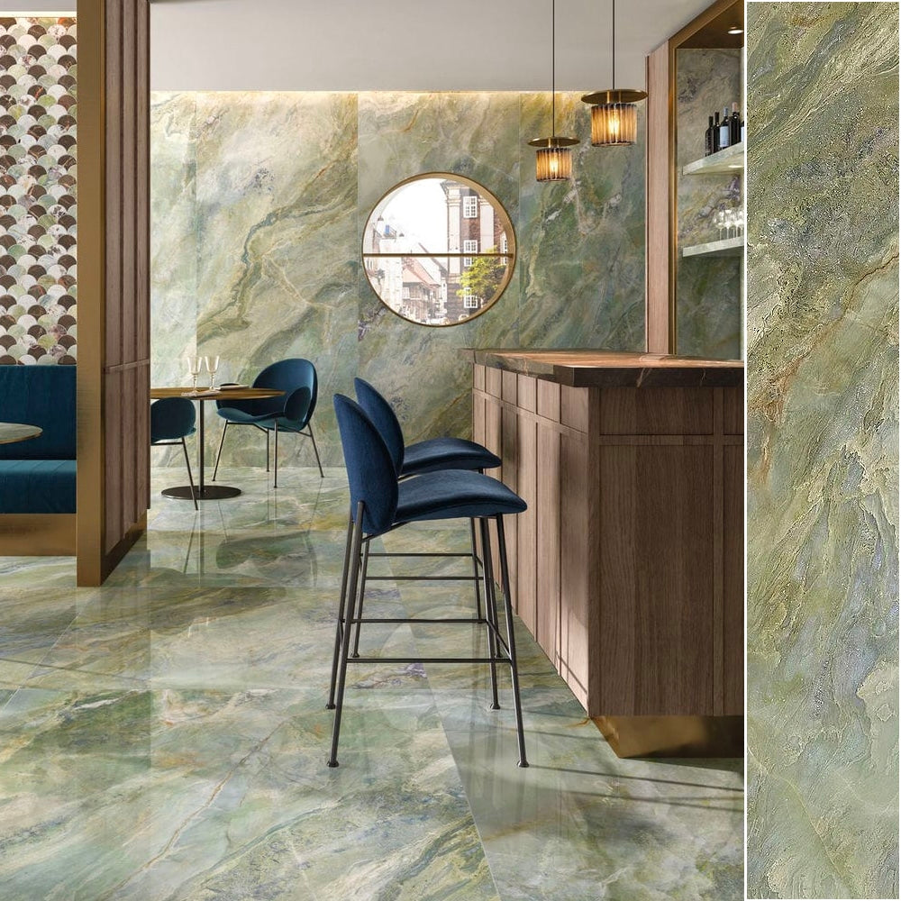 Marmi flisen i farven Verde