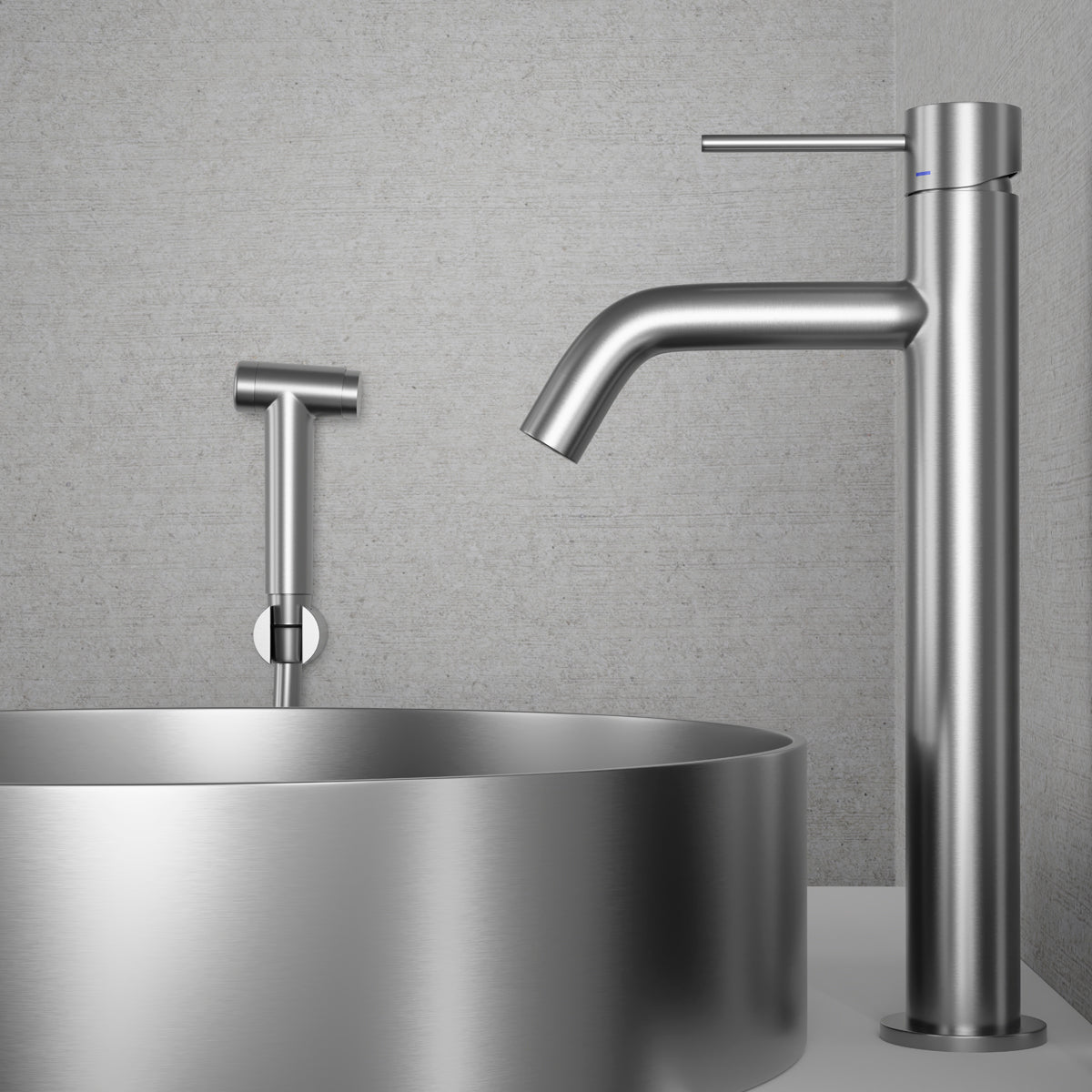 Scandtap Steel Voyage B High håndvaskarmatur