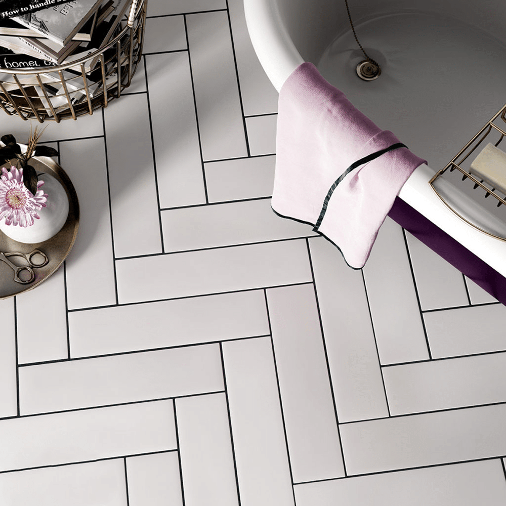 Boli flisen i farven White