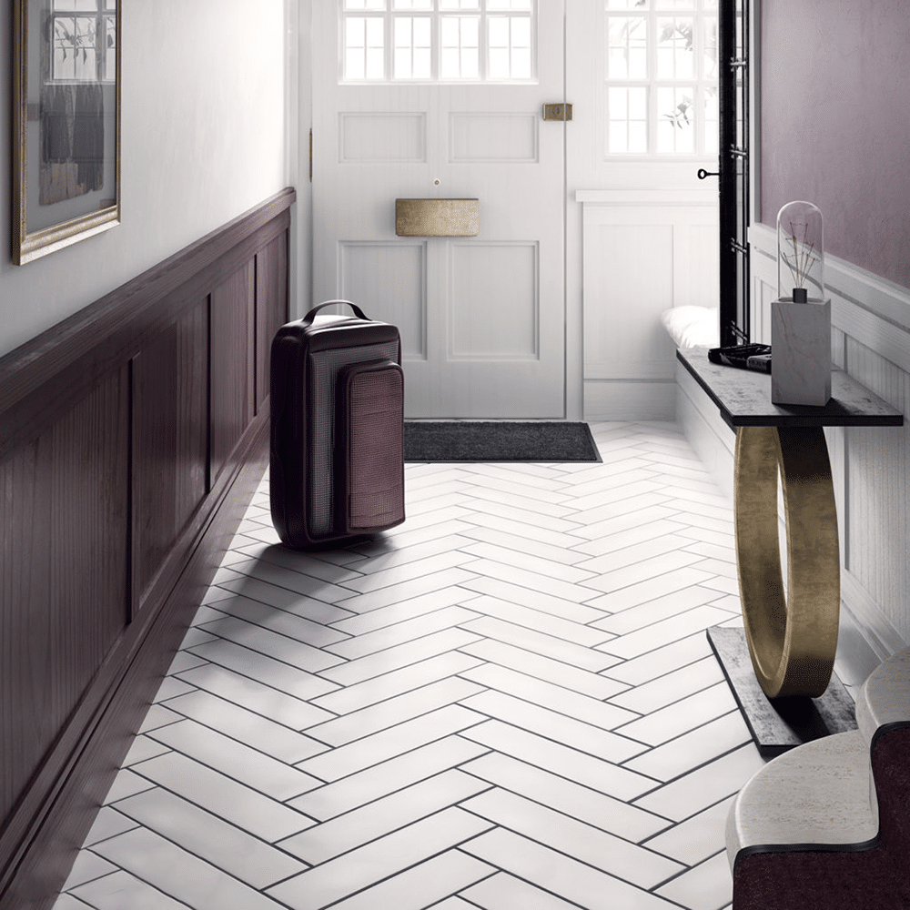 Boli flisen i farven White