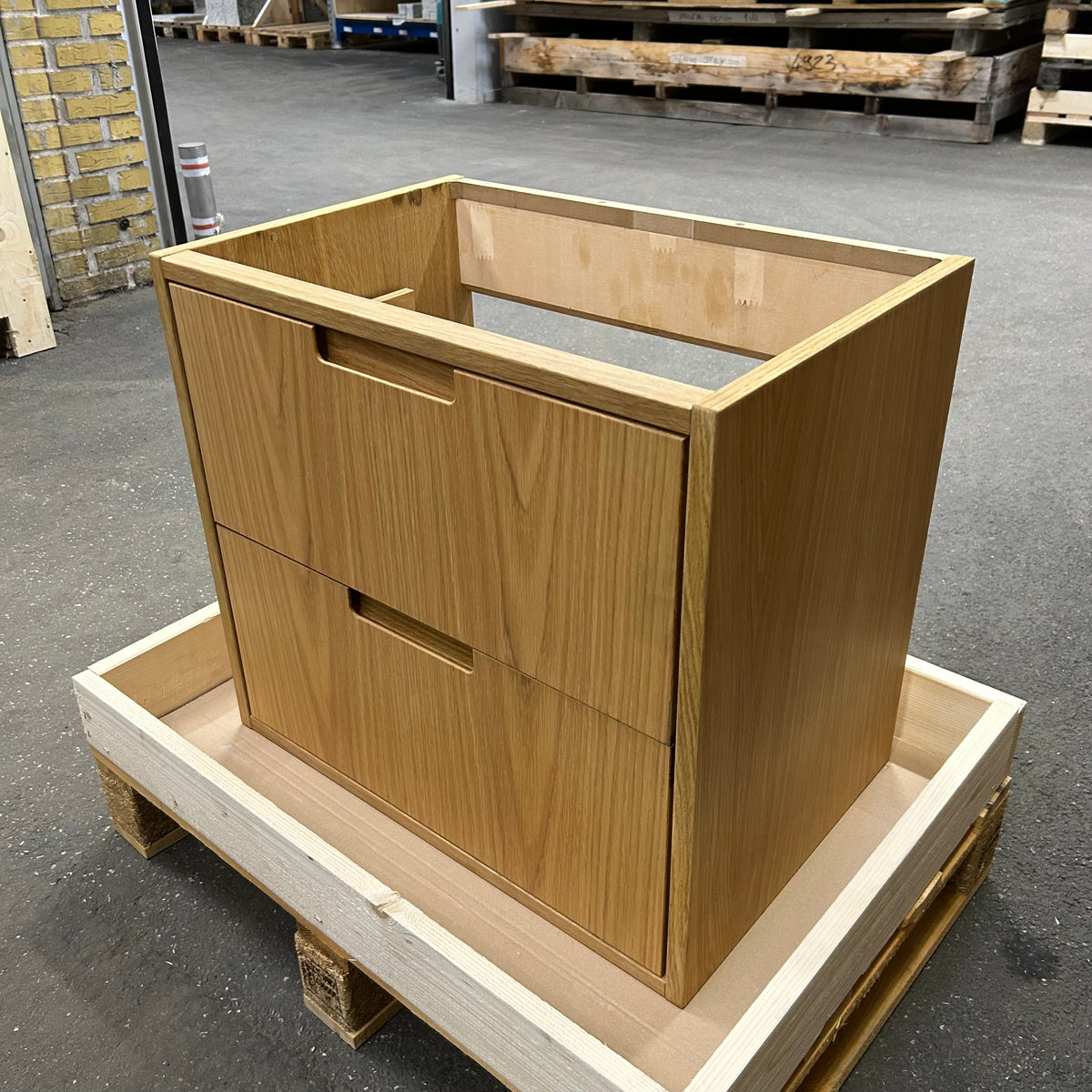 OUTLET ALMA 3931 Snedker badmøbel - Eg Naturolieret - 60 x 40 cm