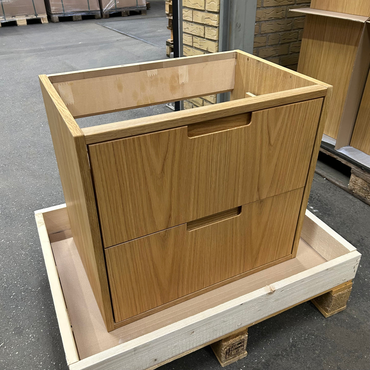 OUTLET ALMA 3931 Snedker badmøbel - Eg Naturolieret - 60 x 40 cm
