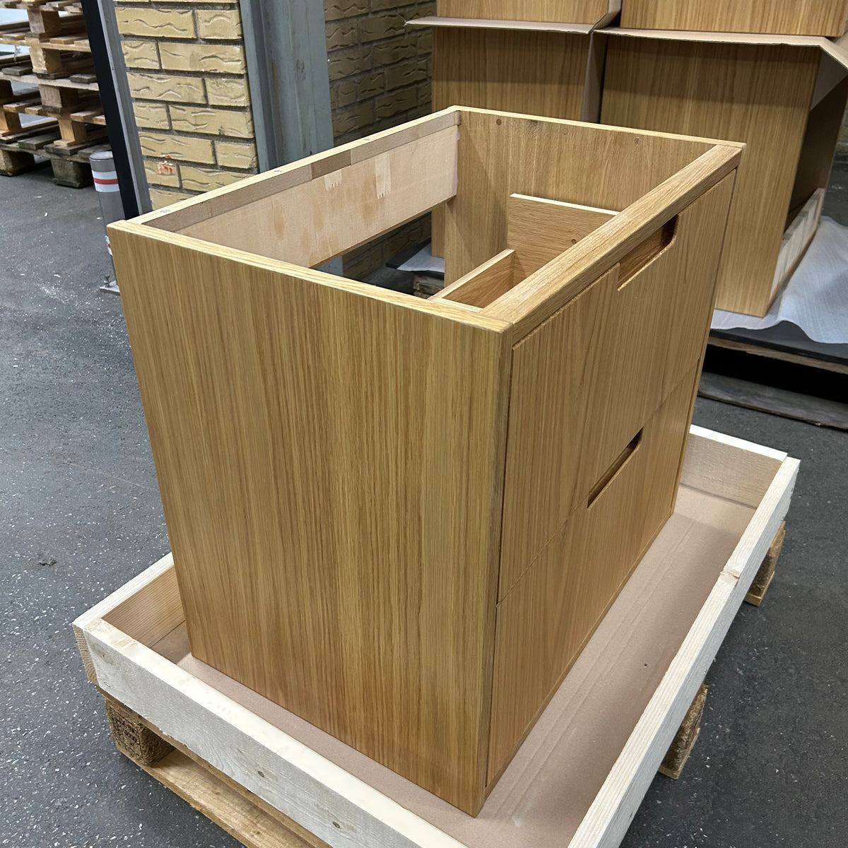 OUTLET ALMA 3931 Snedker badmøbel - Eg Naturolieret - 60 x 40 cm