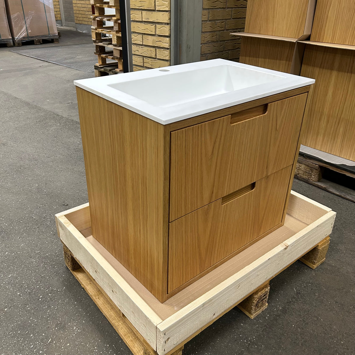 OUTLET ALMA 3931 Snedker badmøbel - Eg Naturolieret - 60 x 40 cm
