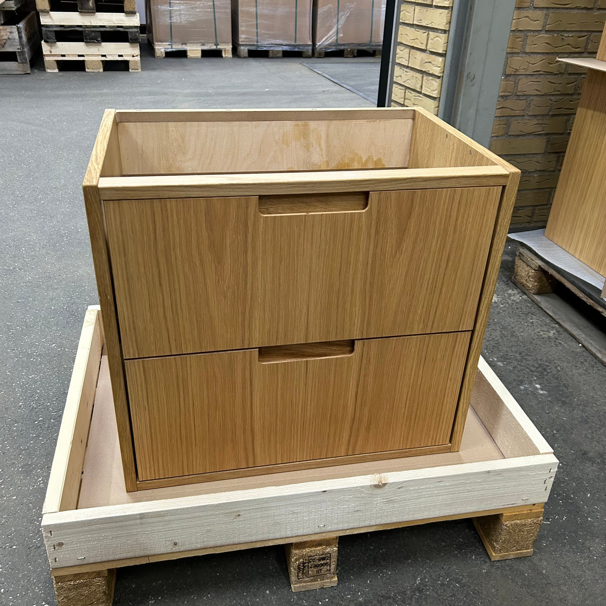 OUTLET ALMA 3931 Snedker badmøbel - Eg Naturolieret - 60 x 40 cm