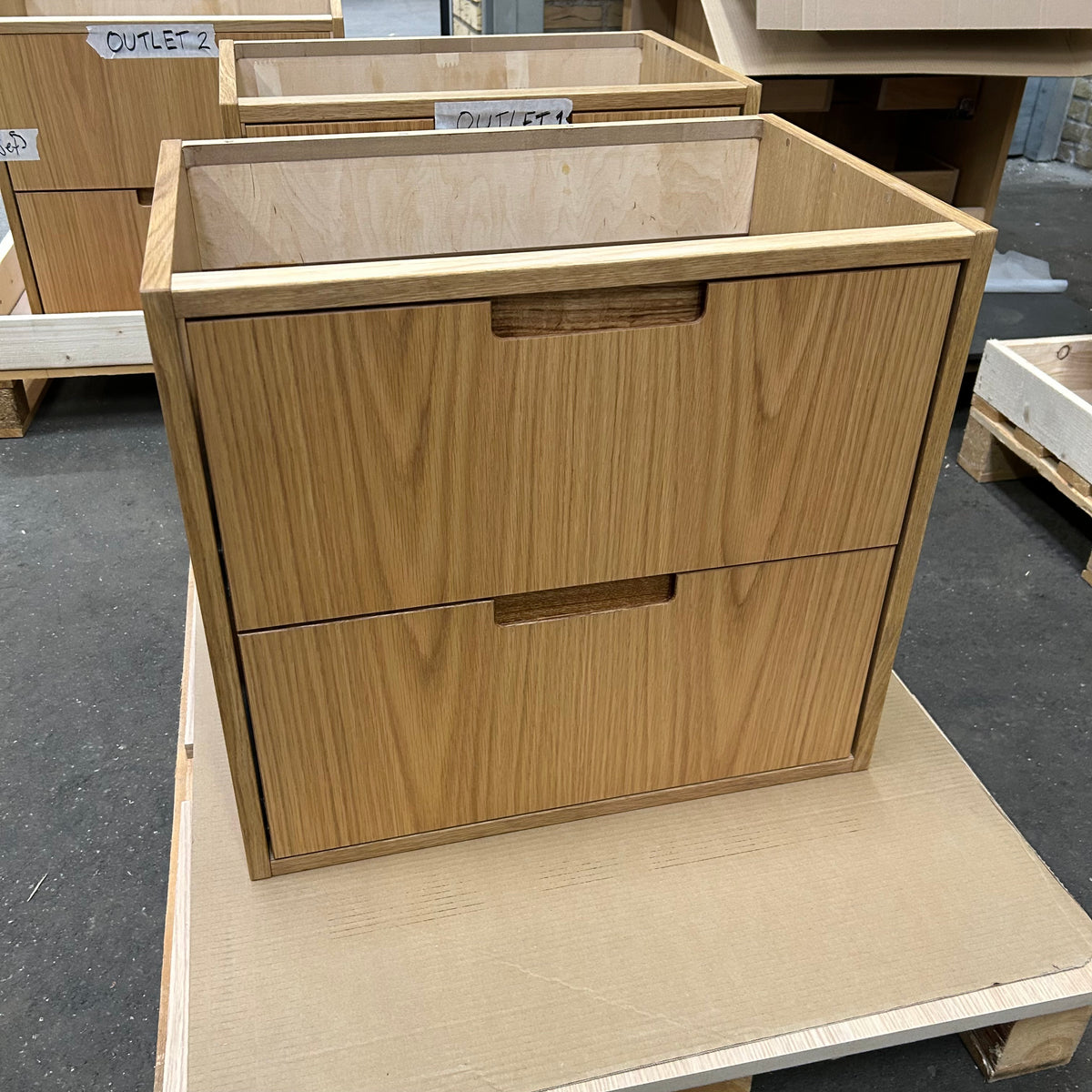 OUTLET ALMA 3931 Snedker badmøbel - Eg Naturolieret - 60 x 40 cm