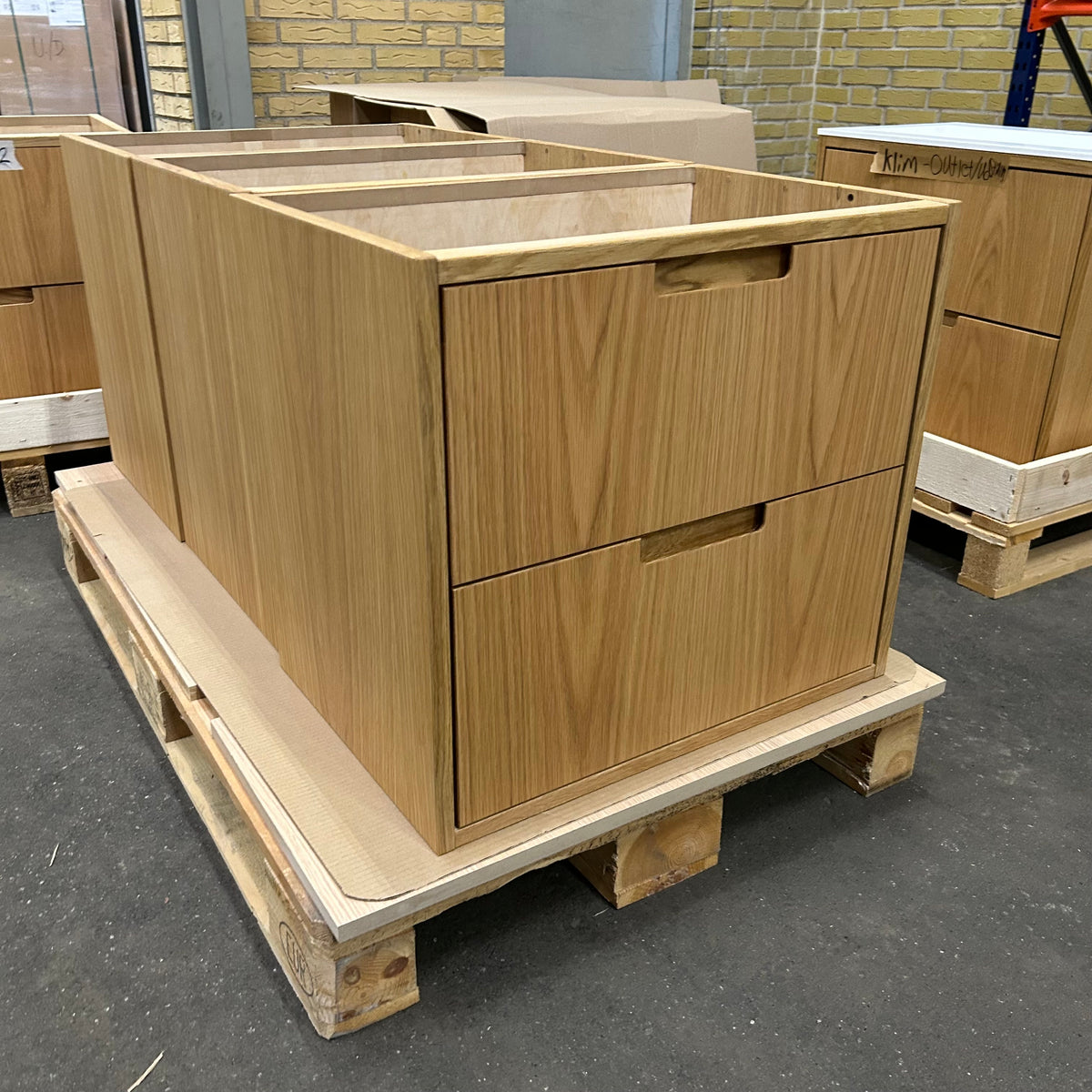 OUTLET ALMA 3931 Snedker badmøbel - Eg Naturolieret - 60 x 40 cm
