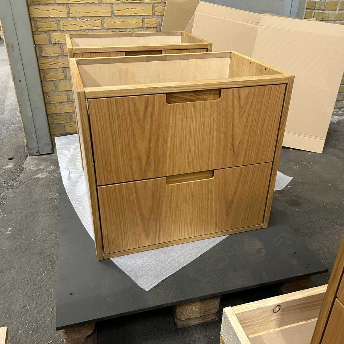 OUTLET ALMA 3931 Snedker badmøbel - Eg Naturolieret - 60 x 40 cm