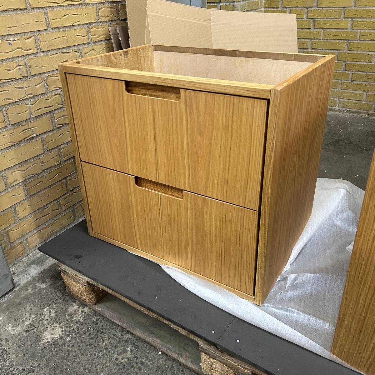 OUTLET ALMA 3931 Snedker badmøbel - Eg Naturolieret - 60 x 40 cm