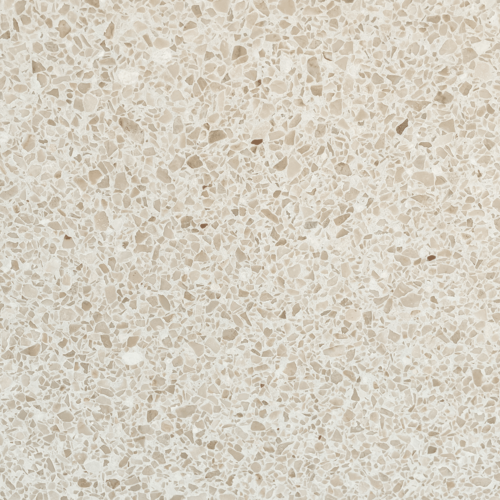 Terrazzo 7210 med lyst, beige mix Sokkelkant