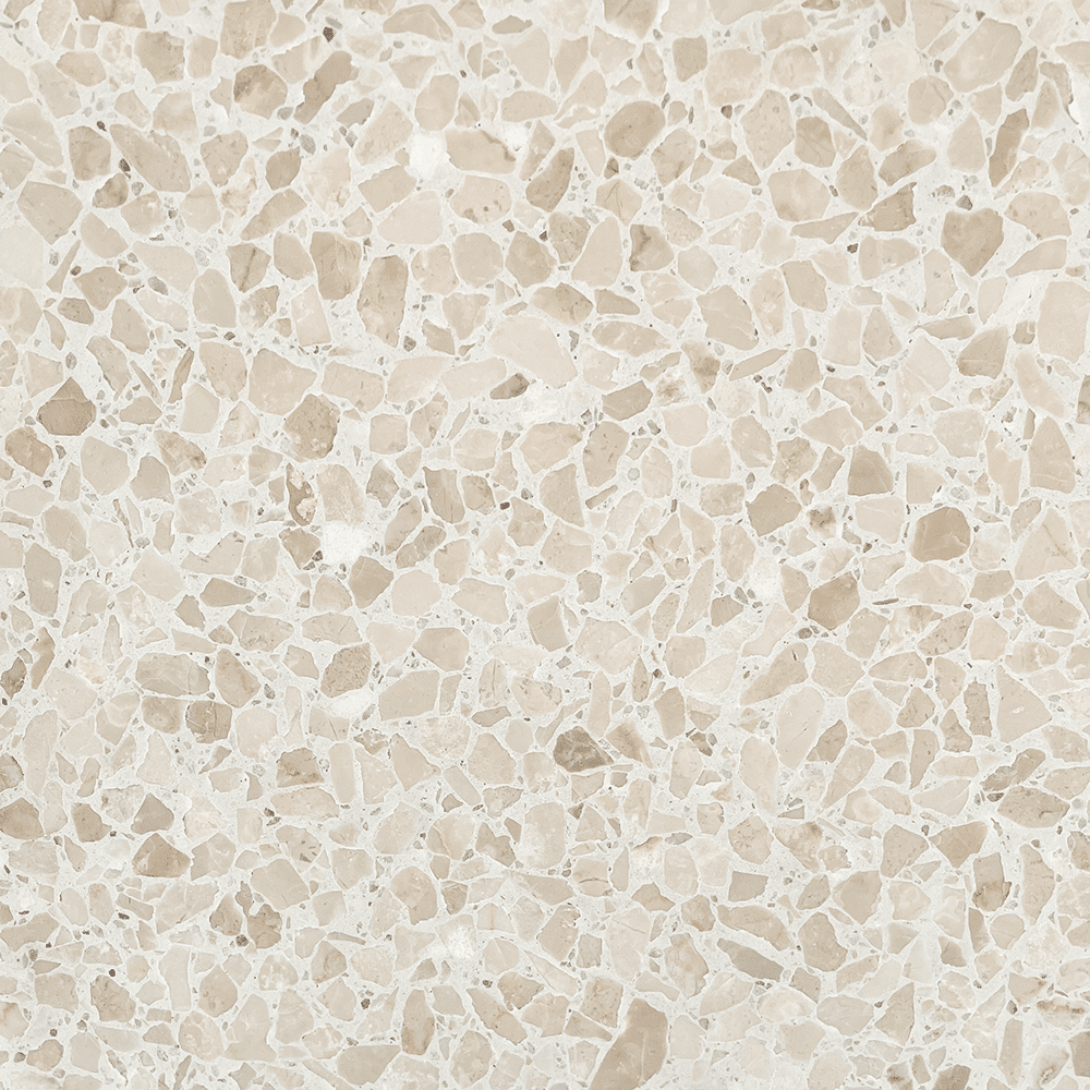 Terrazzo 7810 med lyst, beige mix Sokkelkant