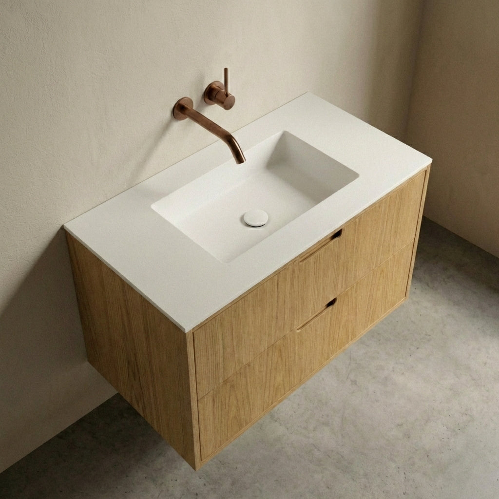 ALMA 3902 Snedker Badmøbel - Lys - 90 x 50 cm