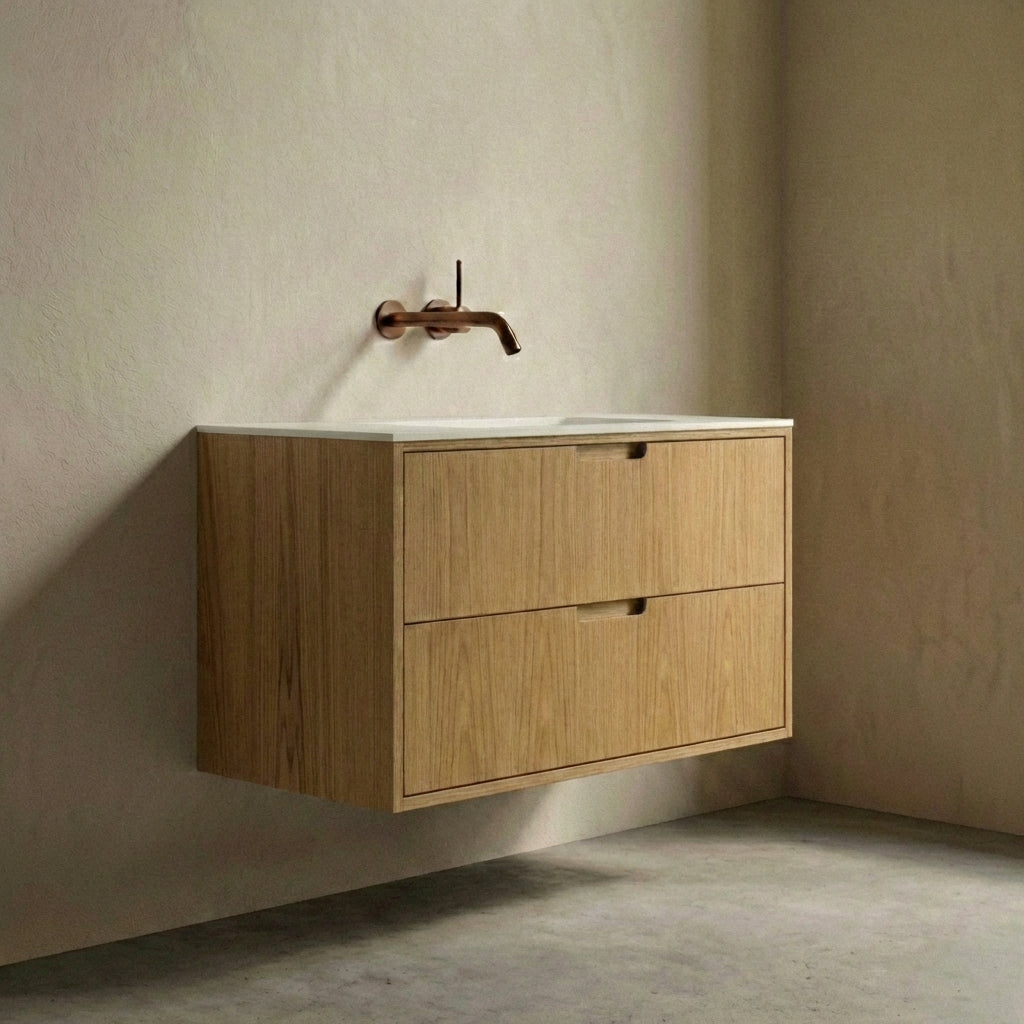 ALMA 3981 Snedker Badmøbel - Lys - 100 x 50 cm