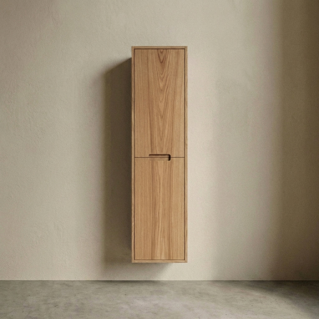 ALMA 3922 Snedker Højskab med Låger - Lys - 40 x 156 cm