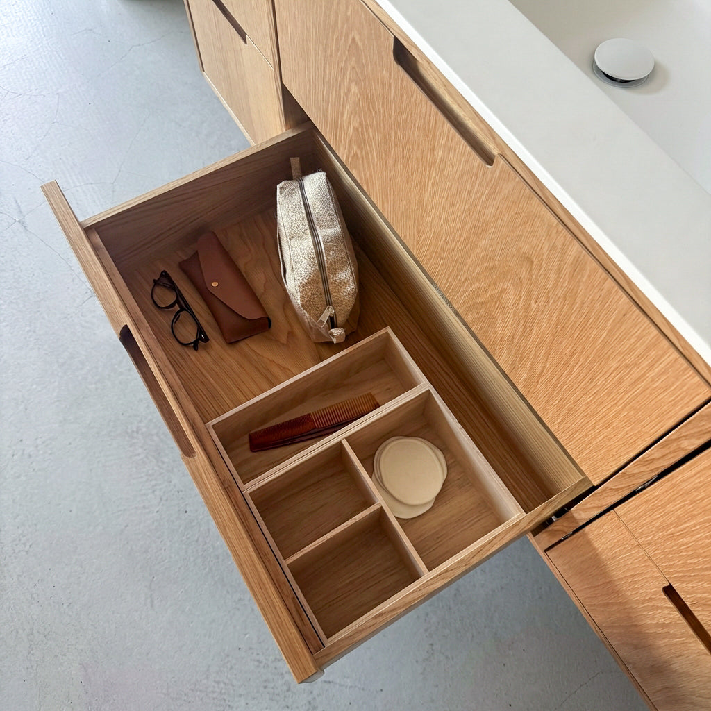 ALMA 3915 Snedker Badmøbel - Lys - 140 x 50 cm