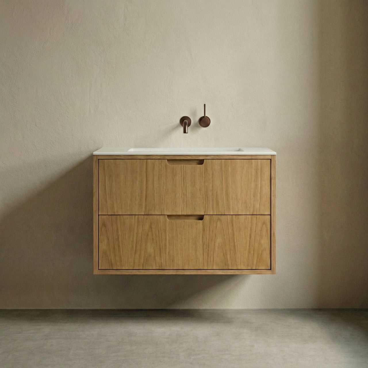 ALMA 3901 Snedker Badmøbel - Lys - 70 x 50 cm