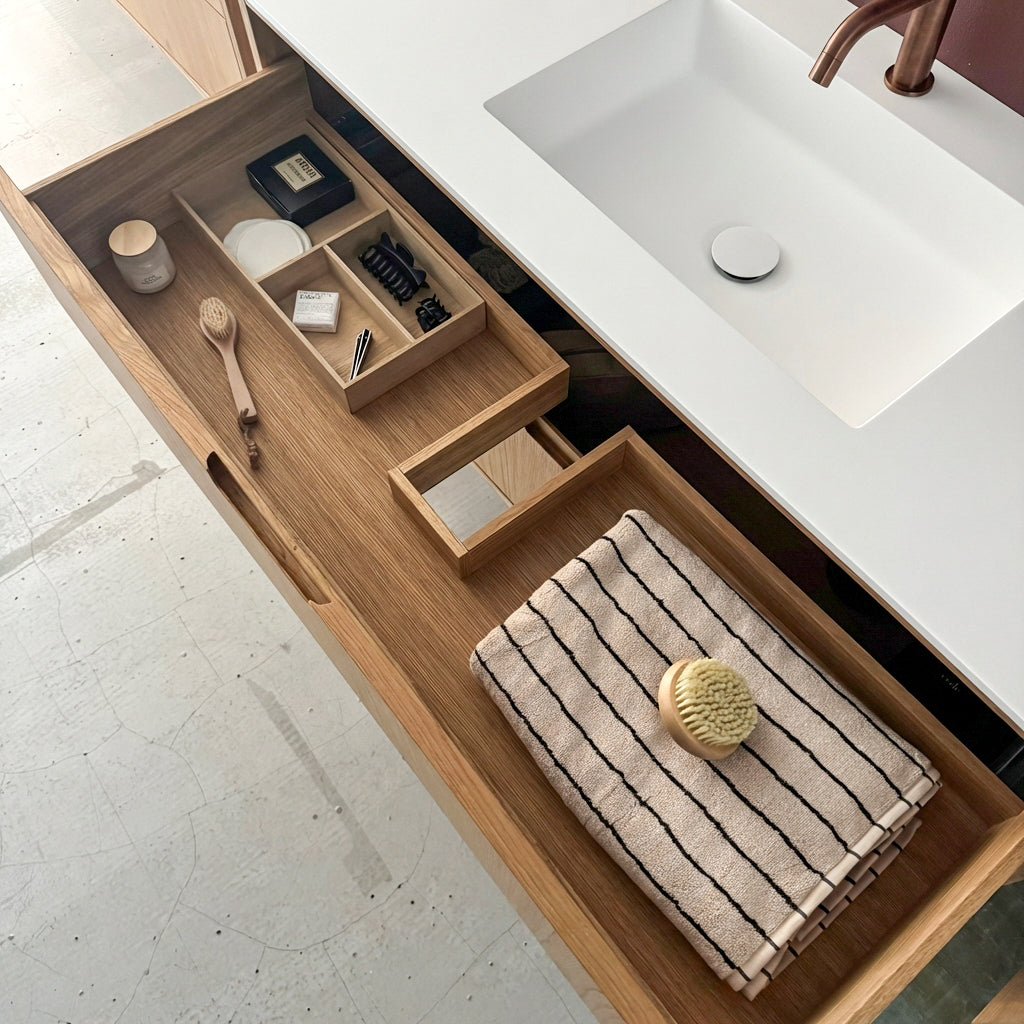 ALMA 3981 Snedker Badmøbel - Lys - 100 x 50 cm