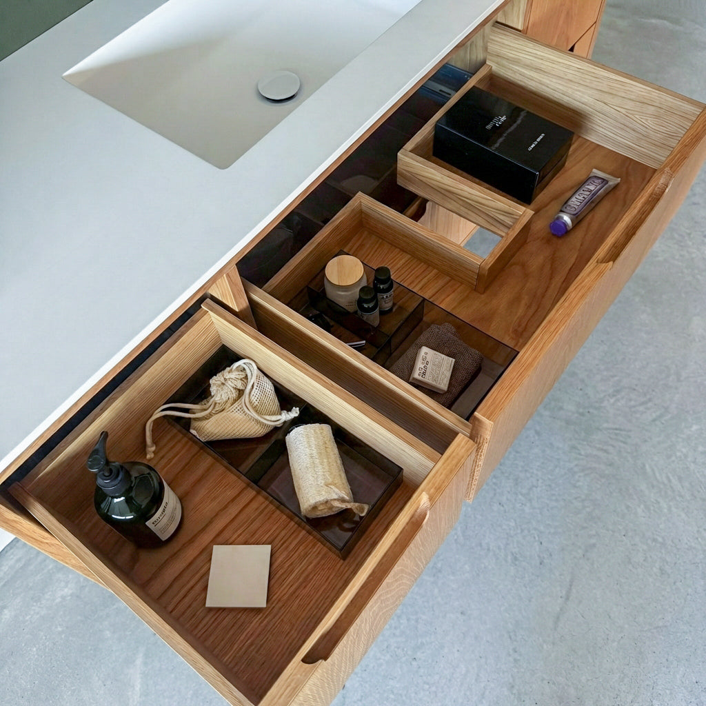 ALMA 3915 Snedker Badmøbel - Lys - 140 x 50 cm