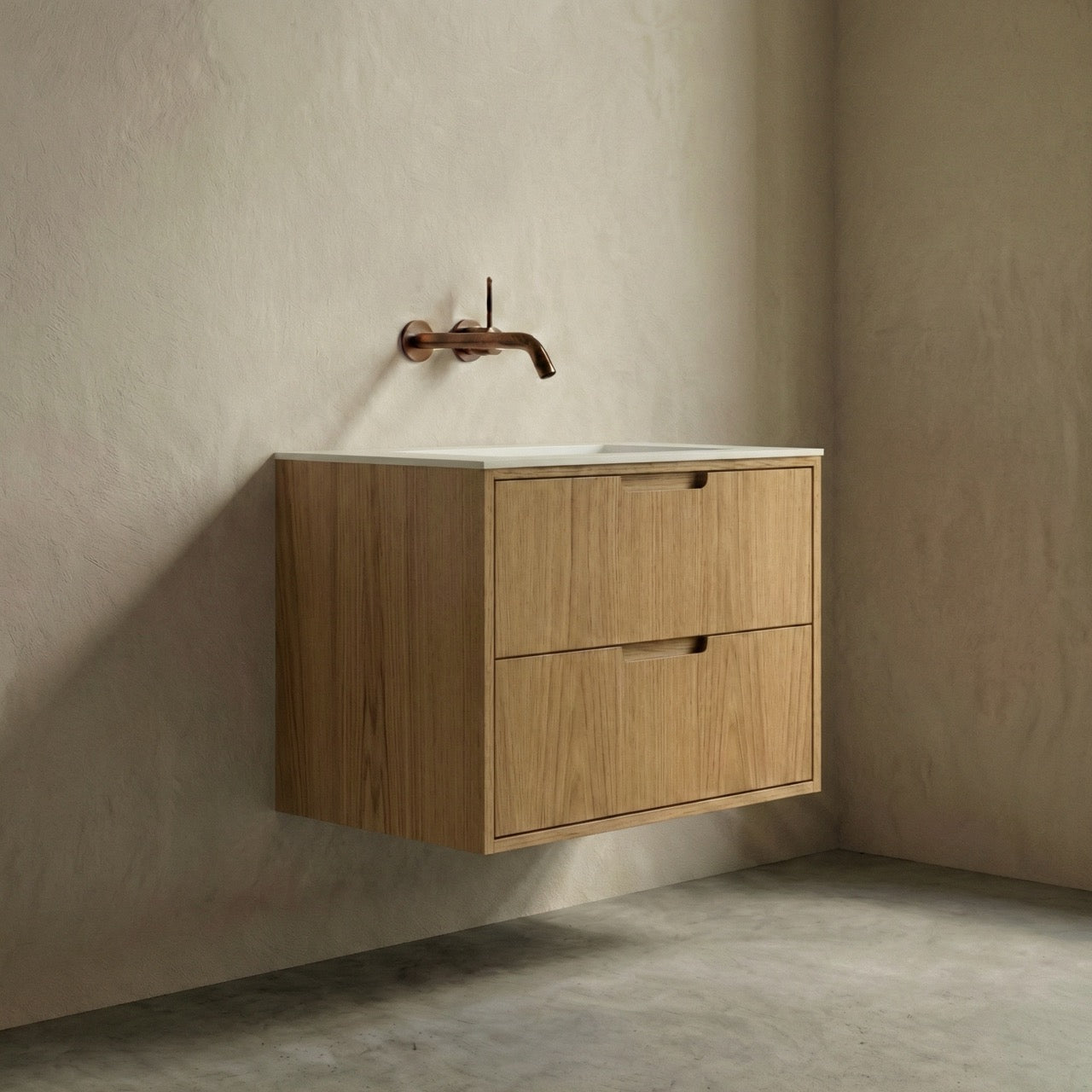 ALMA 3901 Snedker Badmøbel - Lys - 70 x 50 cm