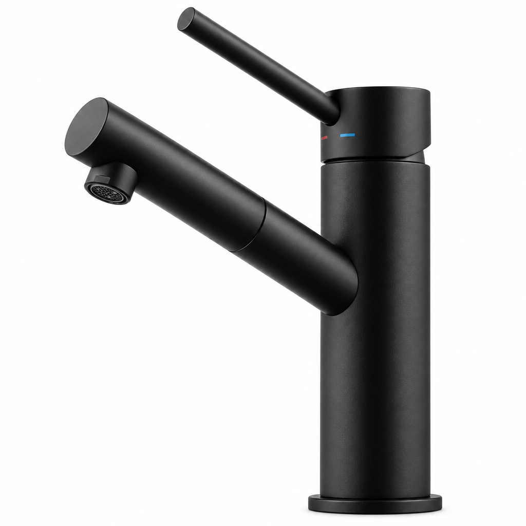 OUTLET - Tapwell håndvaskarmatur BI071, Matte Black