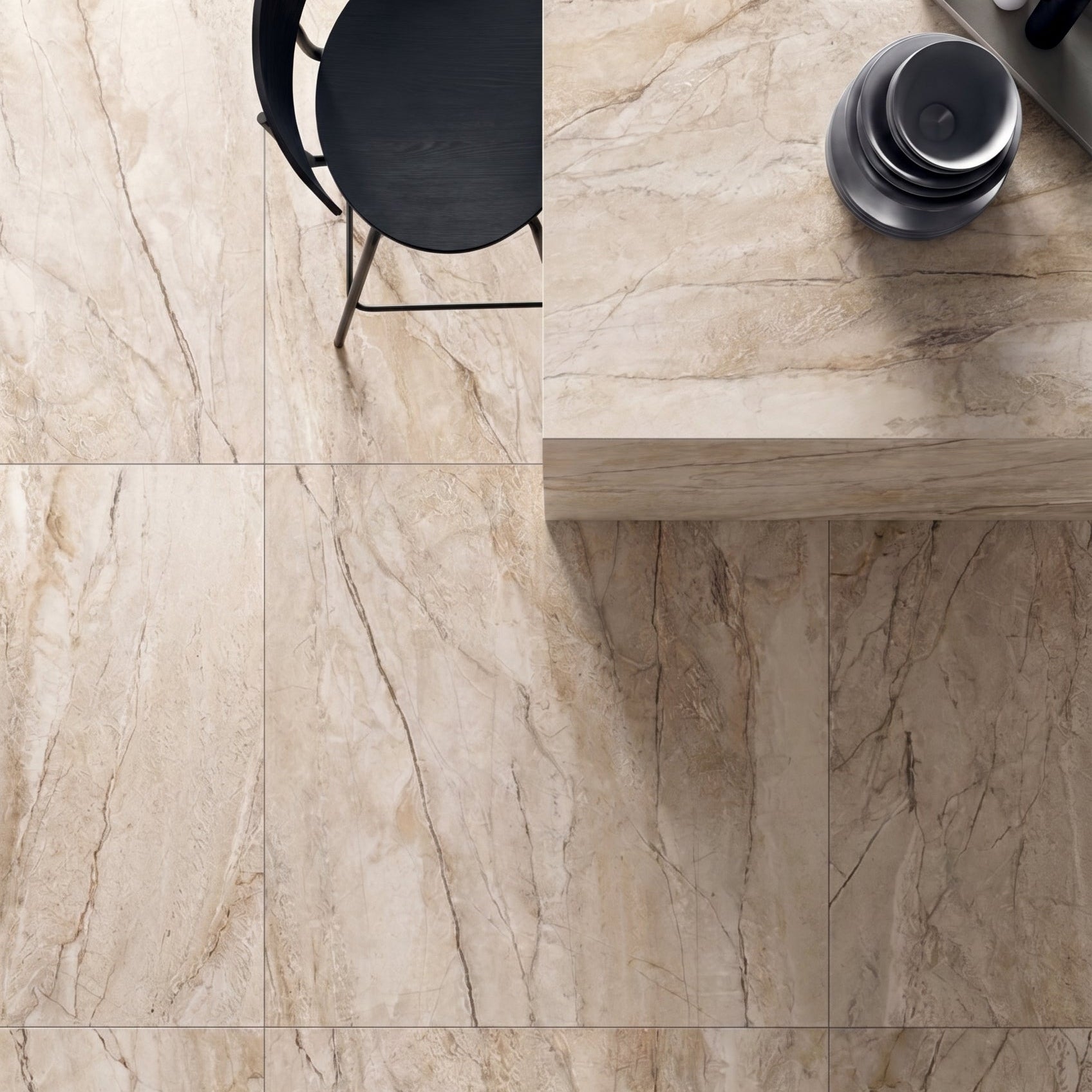 OUTLET - LUX Silver Grey Blank Casa Sand - 60 x 120 cm (7.20 m2)